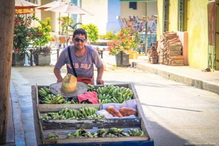 Vendedor ambulante de frutas